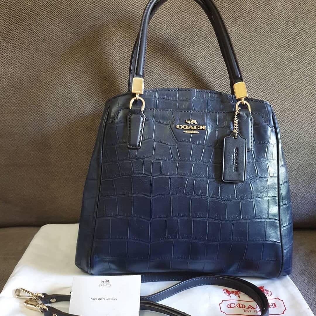 coach bag crocodile