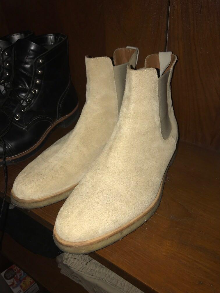 common projects tan suede chelsea