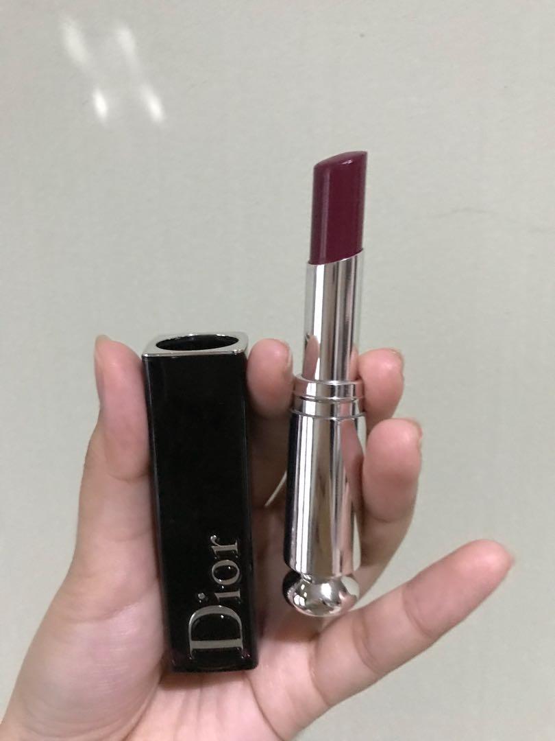 Dior Lacquer Stick Lipstick Shade 984 Dark Flower Kesehatan