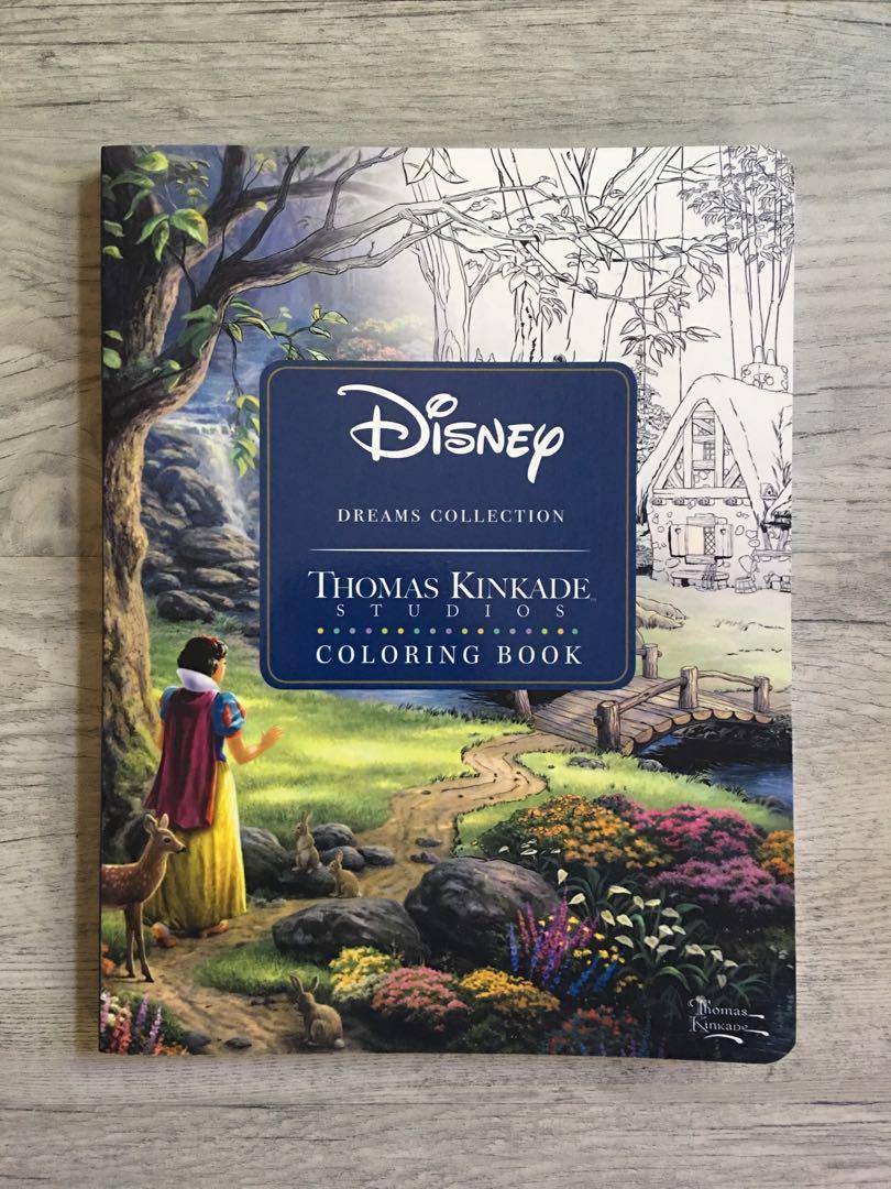 Disney Adult Coloring Book Books Books On Carousell
