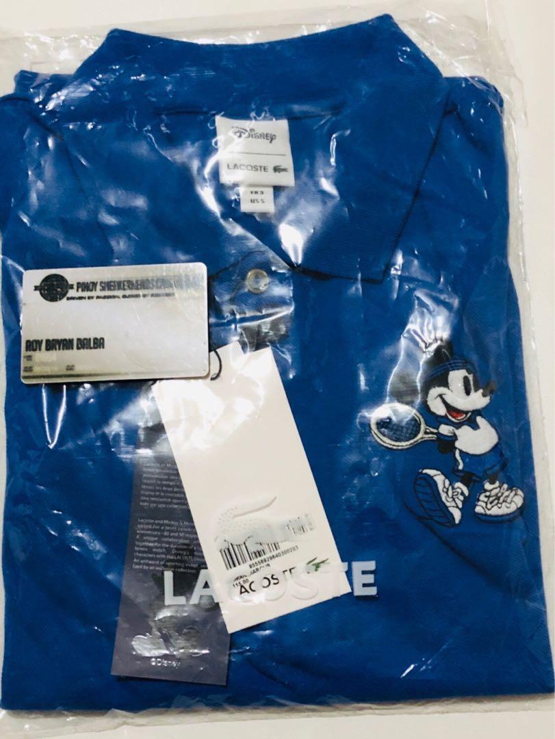 lacoste disney polo shirt