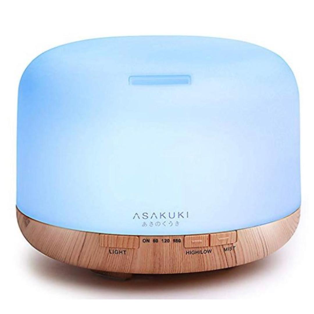 E2403 Asakuki 500ml Premium Essential Oil Diffuser 5 In 1 Ultrasonic Aromatherapy Fragrant Oil Electronics Others On Carousell