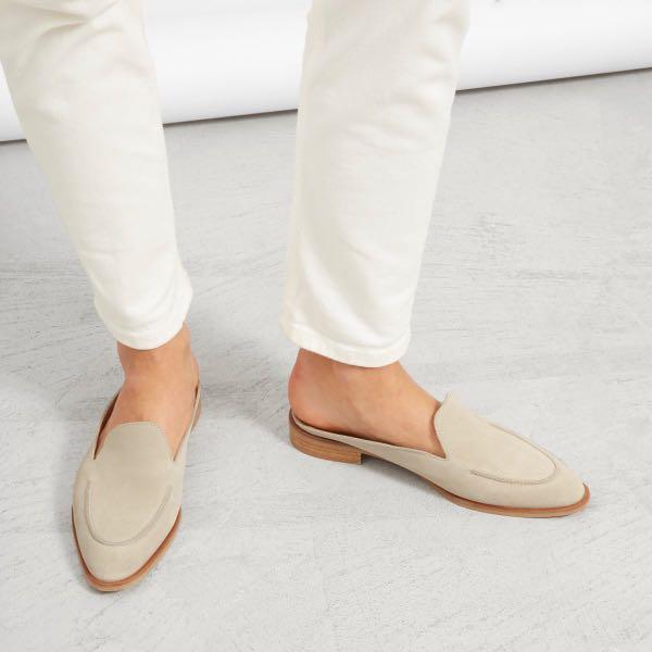 everlane modern loafer mule