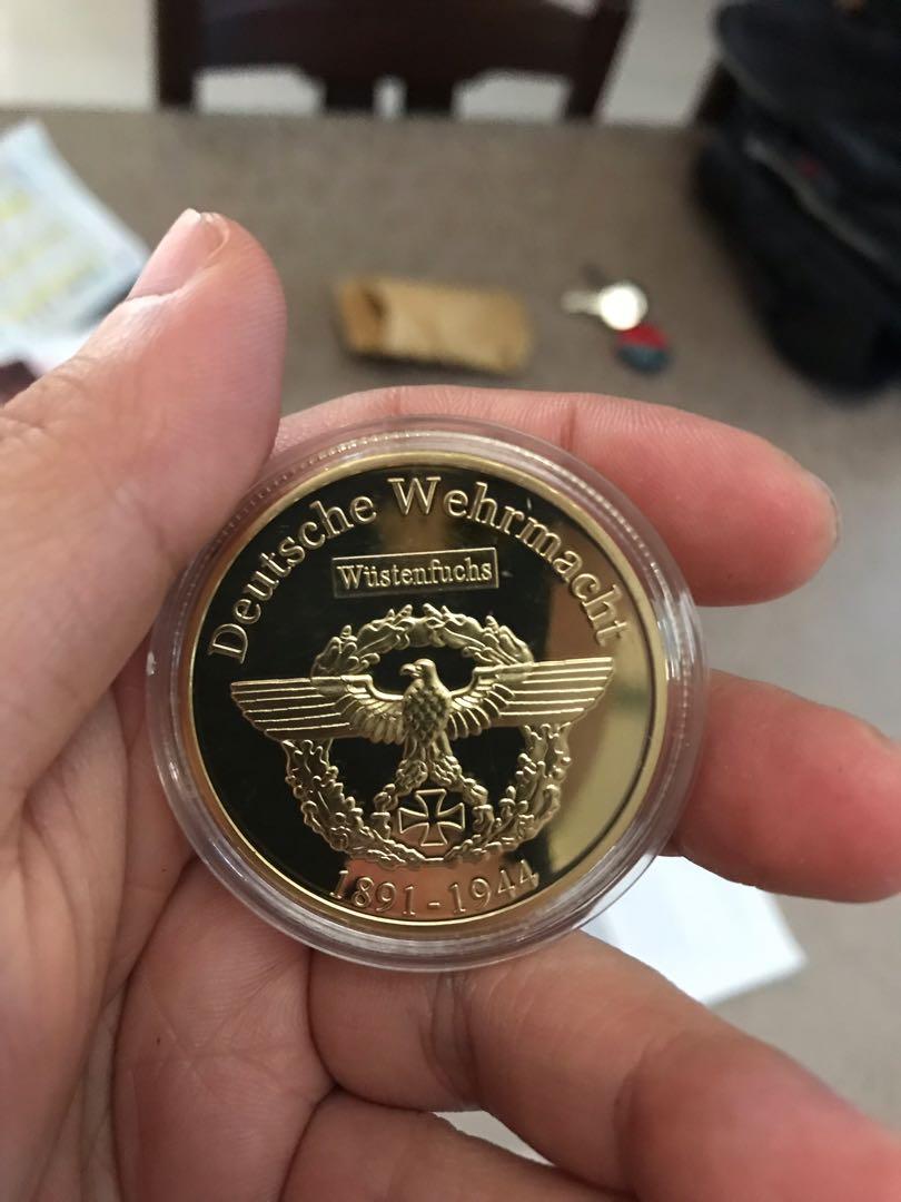Field Marshal Erwin Rommel Commemorative Coin (Category: Currency) located in Makati City. Submitted by kcwu23 (Listing ID 233714782, Image 2). Description: .