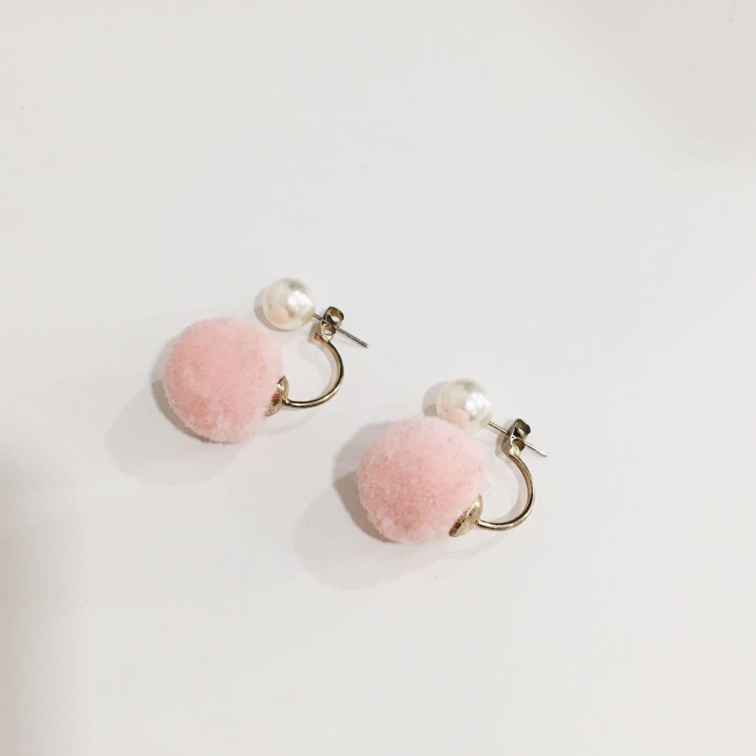 Forever 21 Pom Pom Earrings, Women's 