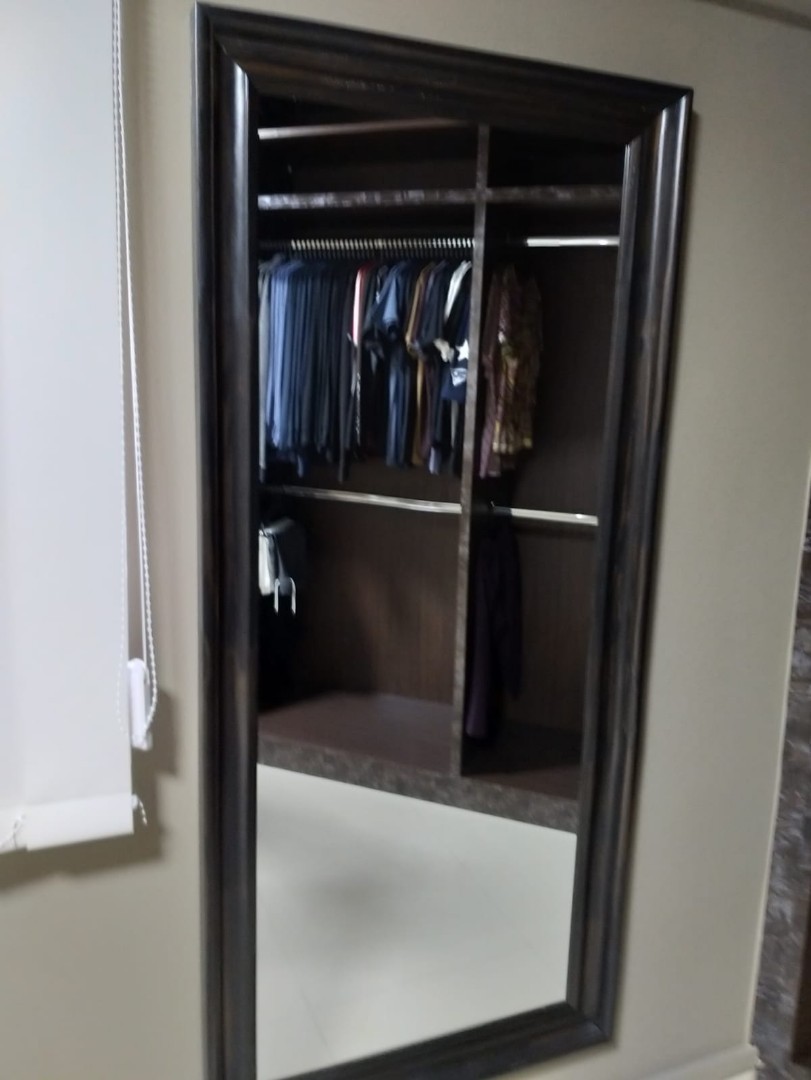 Full Length Mirror With Solid Oak Wood Frame