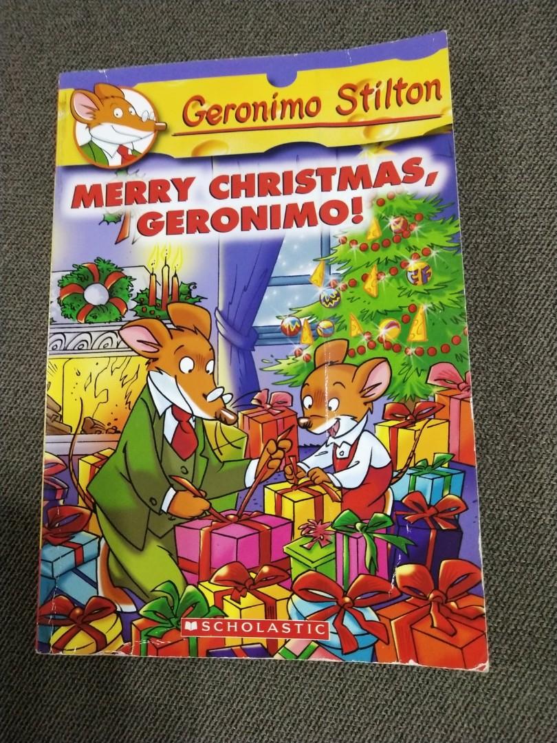 Geronimo Stilton Merry Christmas Geronimo Books Stationery Children S Books On Carousell