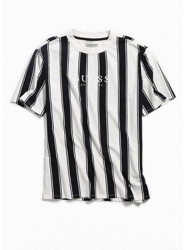 guess go walden striped tee