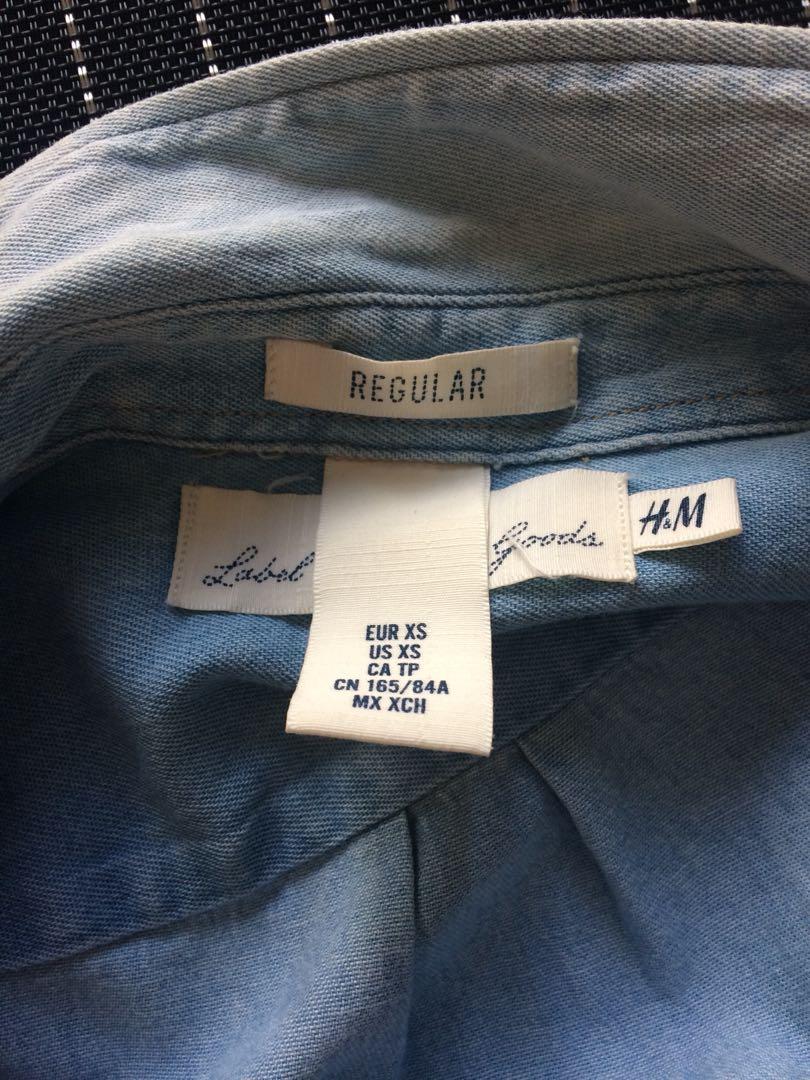 REPRICED | H&M Denim Jacket | Used only twice (Category: Coats, Jackets and Outerwear) located in Pasig City. Submitted by johnroswell (Listing ID 233617634, Image 2). Description: H&M Long Sleeved Denim Used only twice RFS: Decluttering closet Size: EUR XS | US XS | CA TP | CN 165/84A | MX XCH.