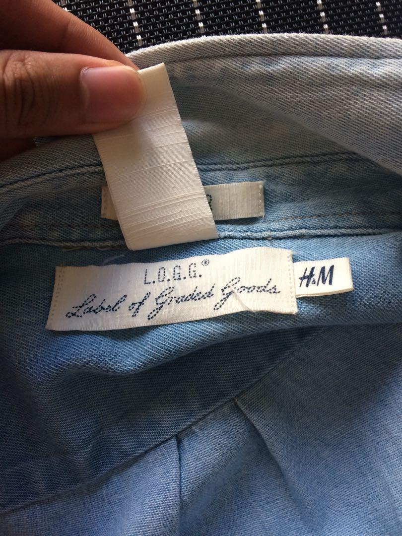 REPRICED | H&M Denim Jacket | Used only twice (Category: Coats, Jackets and Outerwear) located in Pasig City. Submitted by johnroswell (Listing ID 233617634, Image 3). Description: H&M Long Sleeved Denim Used only twice RFS: Decluttering closet Size: EUR XS | US XS | CA TP | CN 165/84A | MX XCH.