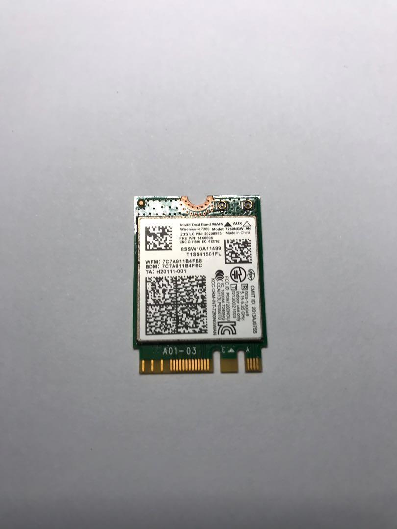 Intel 7260 Wireless N Network Card Lenovo Fru Electronics Computer Parts Accessories On Carousell