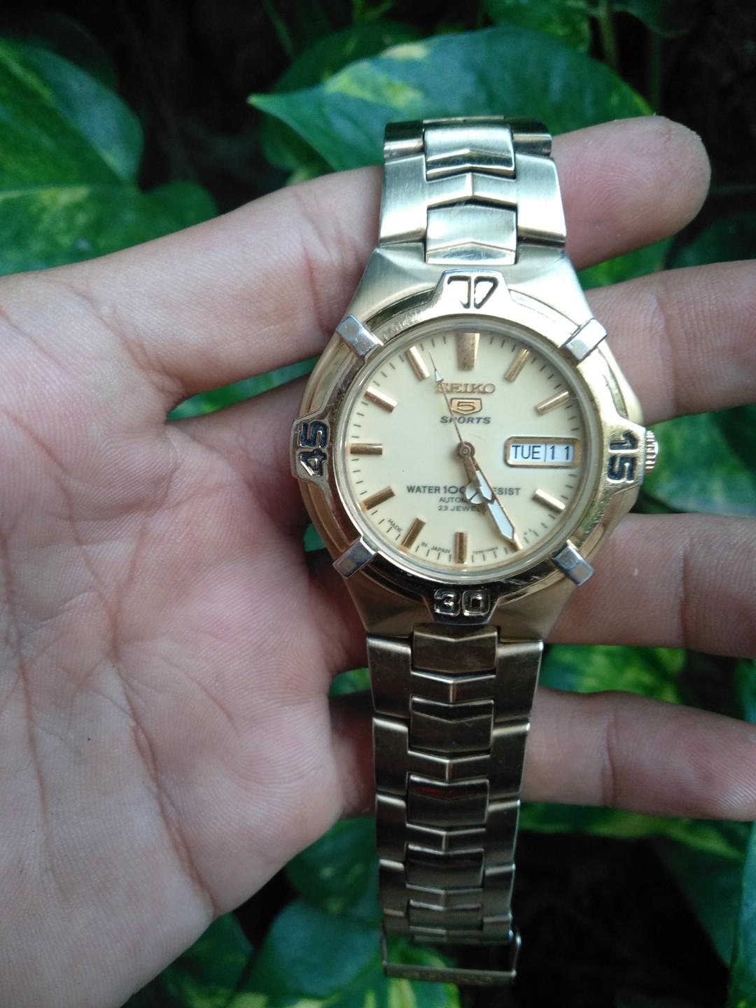 Jam Tangan Seiko 5 Sport 7s36 Fesyen Pria Jam Tangan Di Carousell