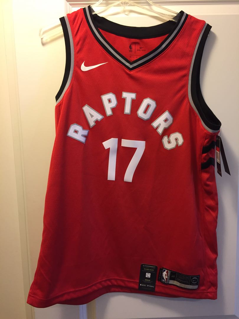 New Raptors Jersey Jeremy Lin in Large Sports Athletic