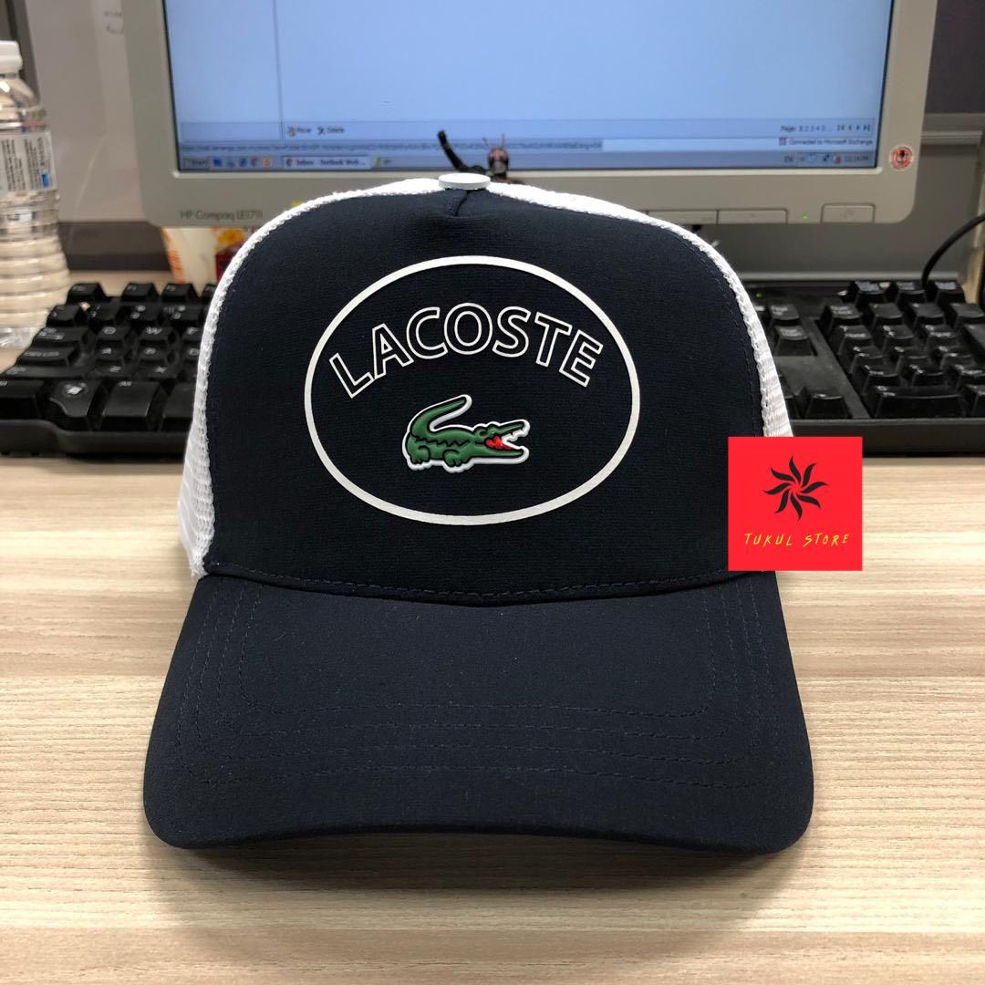 lacoste trucker cap