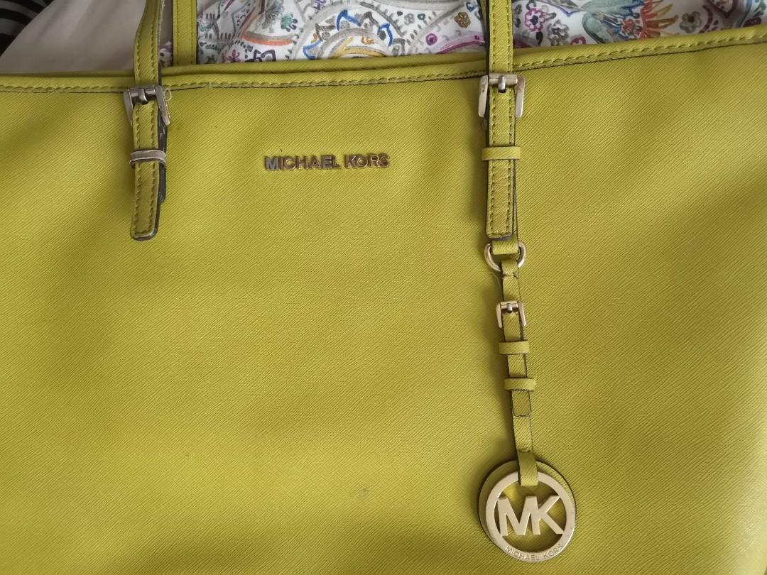 mk logo purse
