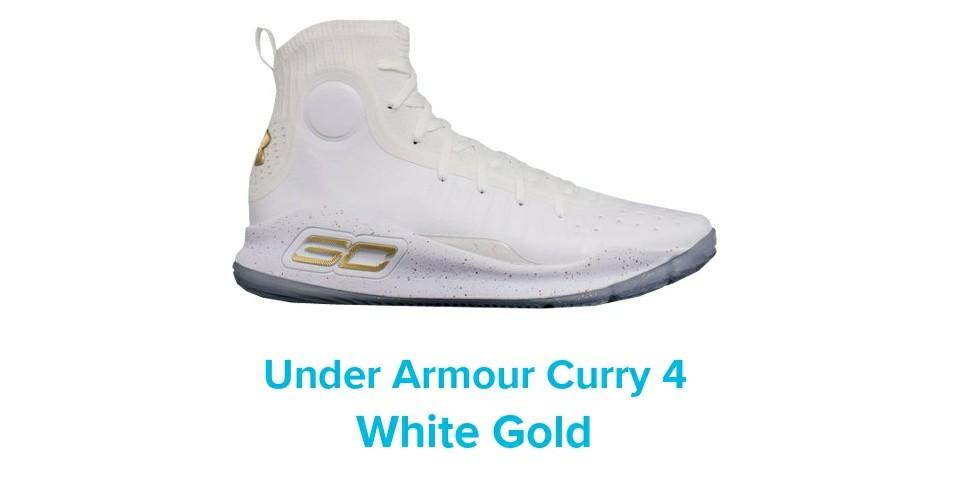 under armour curry 4 white gold