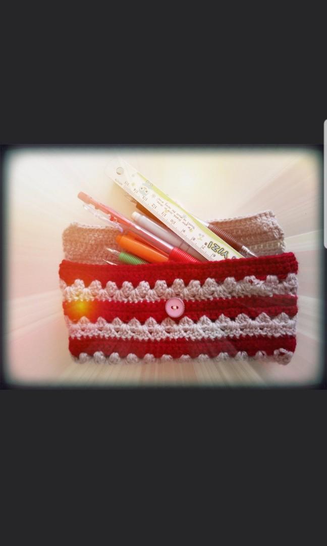 Looking For Handmade Crochet Pencil Case Books Stationery Stationery On Carousell