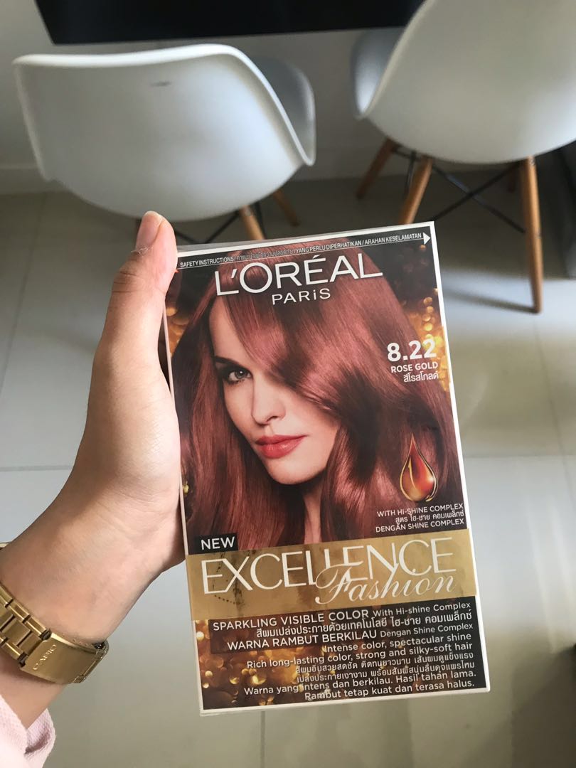 L Oreal 8 22 Rose Gold Hair Color Never Opened Free Sf