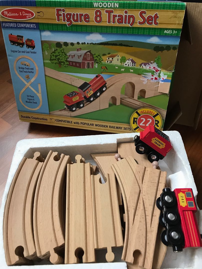 Melissa Doug train sets Hobbies Toys Toys Games on Carousell