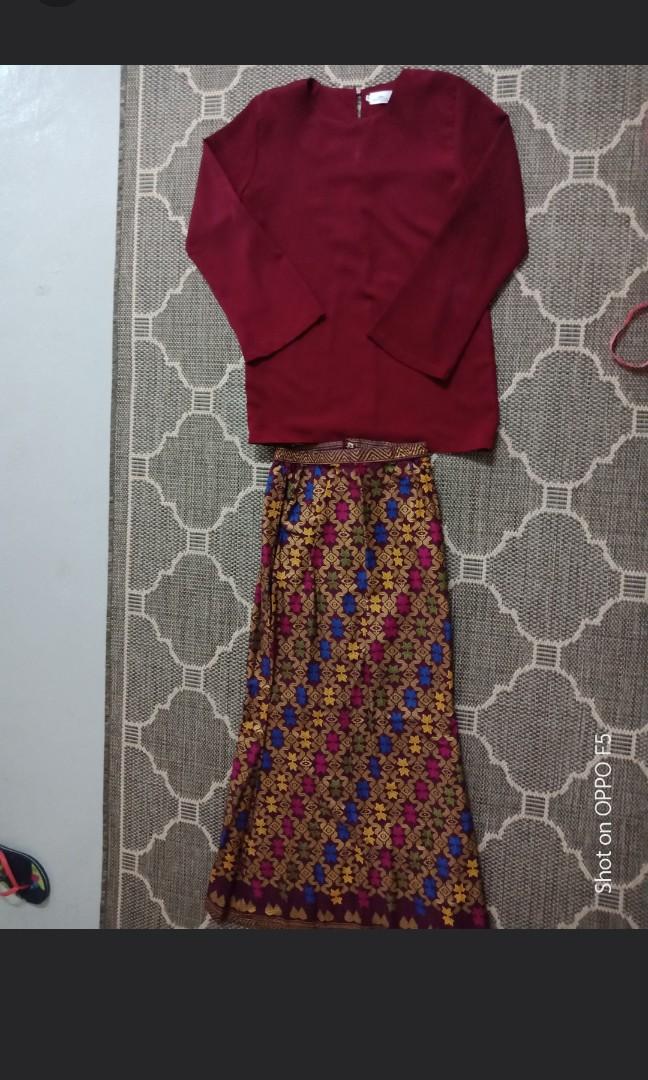 Mini Kurung Kain Songket Sarawak On Carousell
