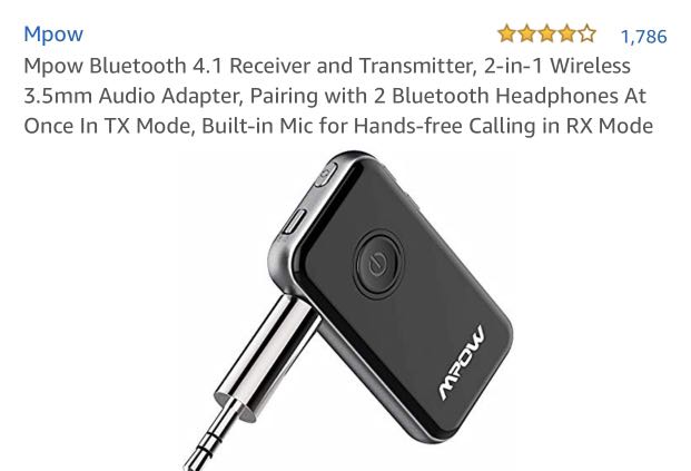 Pairing mpow bluetooth hotsell transmitter
