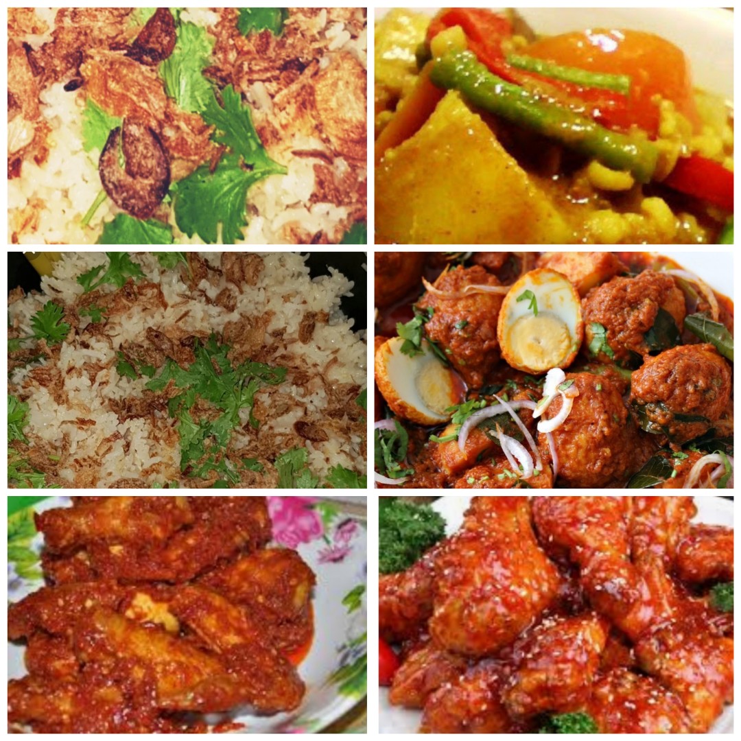 Nasi Minyak Set With Ayam Merah Dhalca Telor Masala Minimum Orders 30pax Self Collection At Woodland St 82 Food Drinks Baked Goods On Carousell