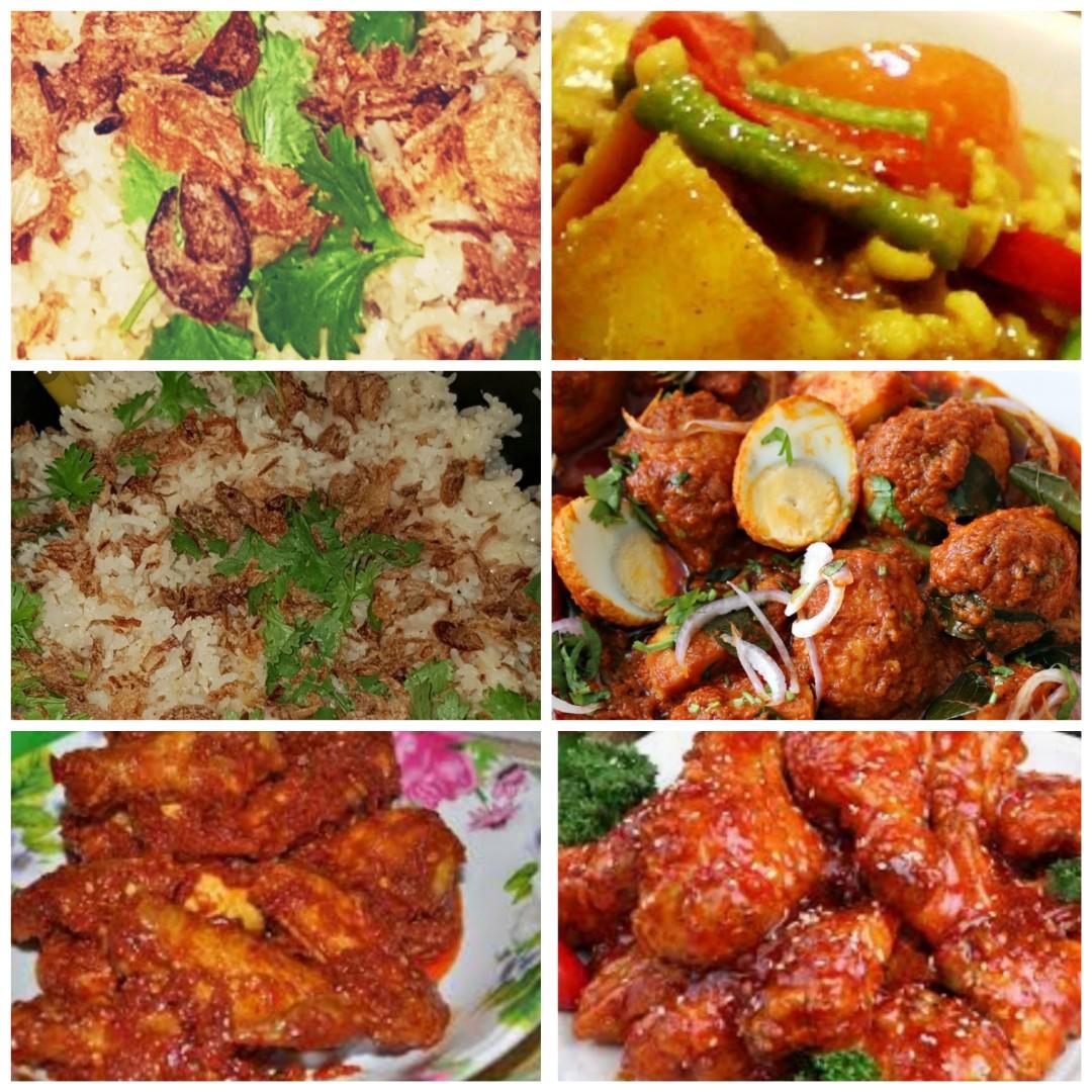 Nasi Minyak Set With Ayam Merah Dhalca Telor Masala Minimum Orders 30pax Self Collection At Woodland St 82 Food Drinks Baked Goods On Carousell