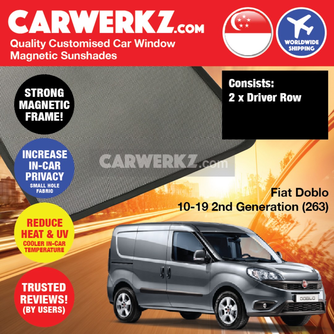 New Arrival Fiat Doblo 2010 2019 2nd Generation 263 Italy Compact Panel Van Customised Car Window Magnetic Sunshades 2 Pieces Car Accessories Accessories On Carousell