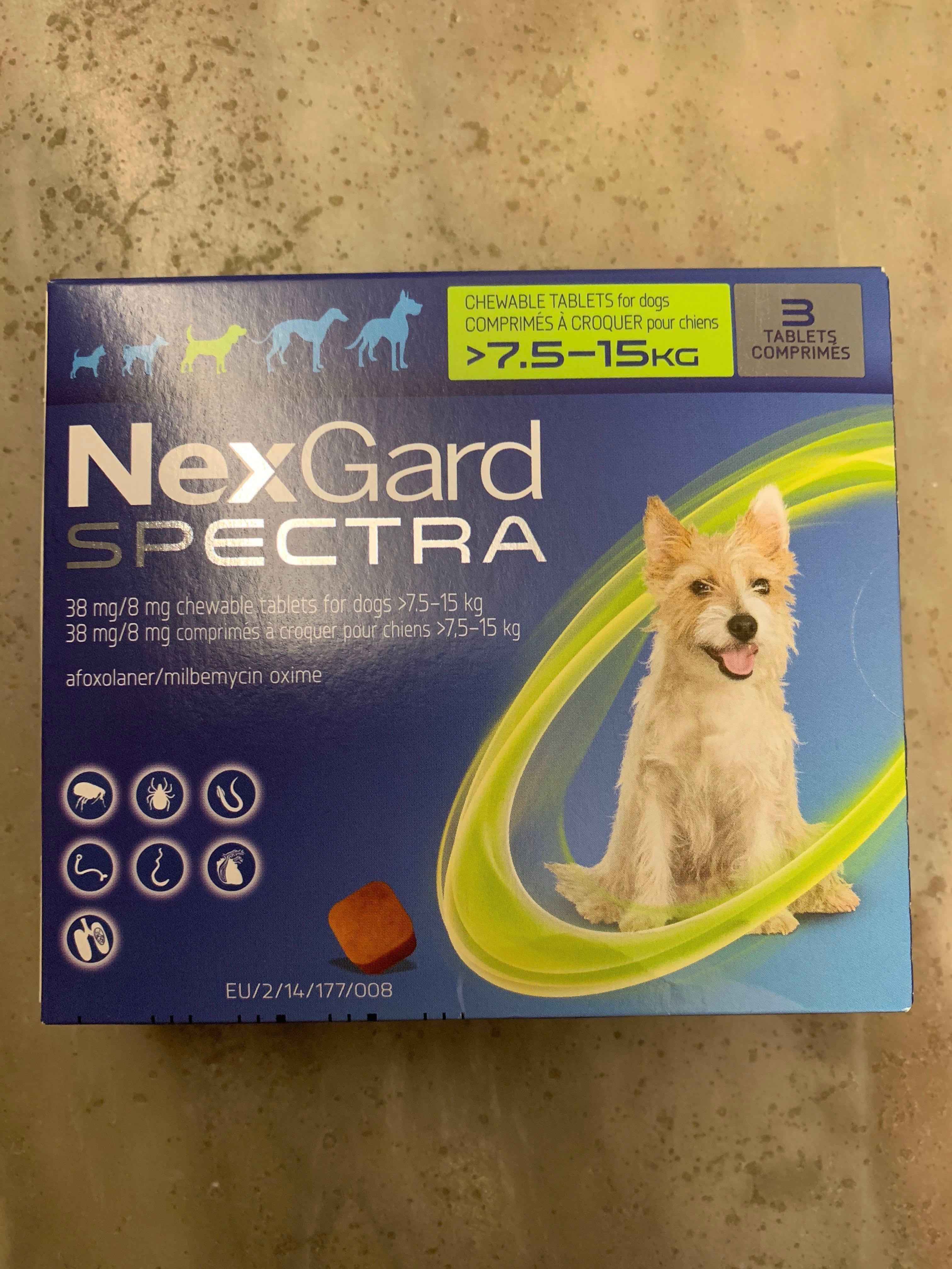 Nexgard Spectra Chews for Dogs, Pet Supplies, For Dogs ...