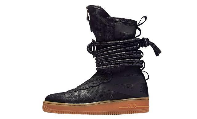 Sf air force 1 high black gum clearance
