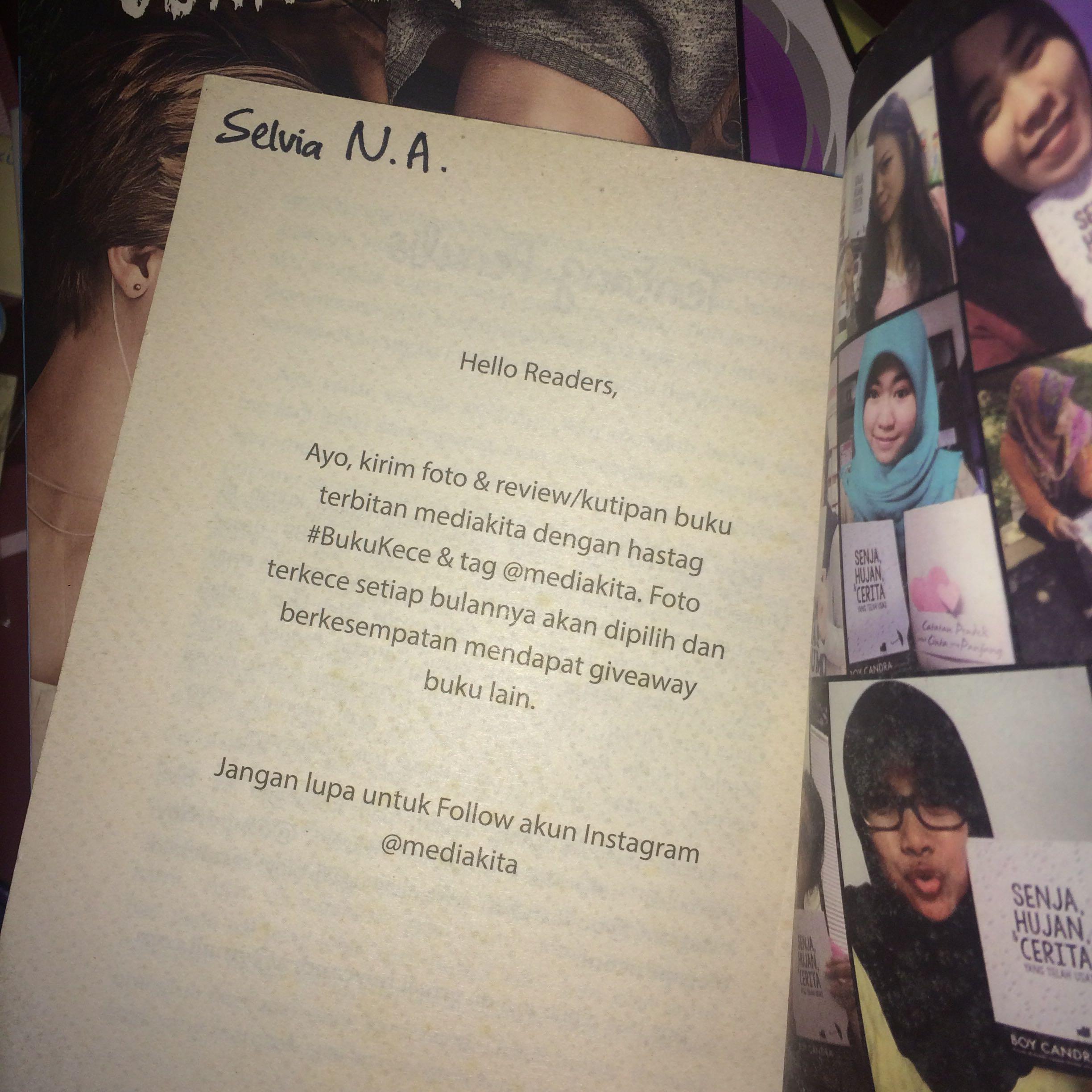 Quotes Novel Senja Hujan Dan Cerita Yang Telah Usai