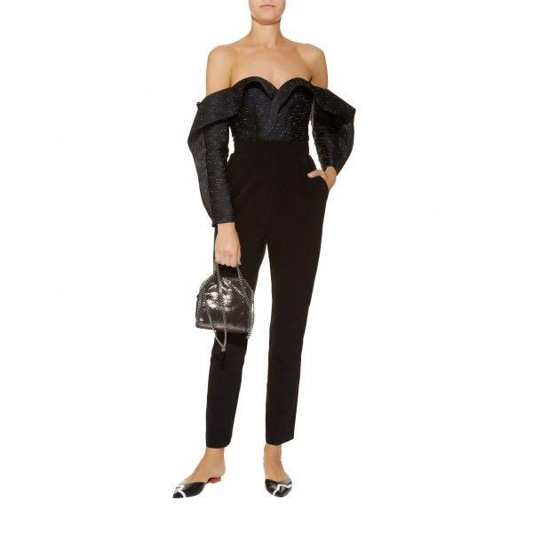 Self portrait midnight jumpsuit hotsell