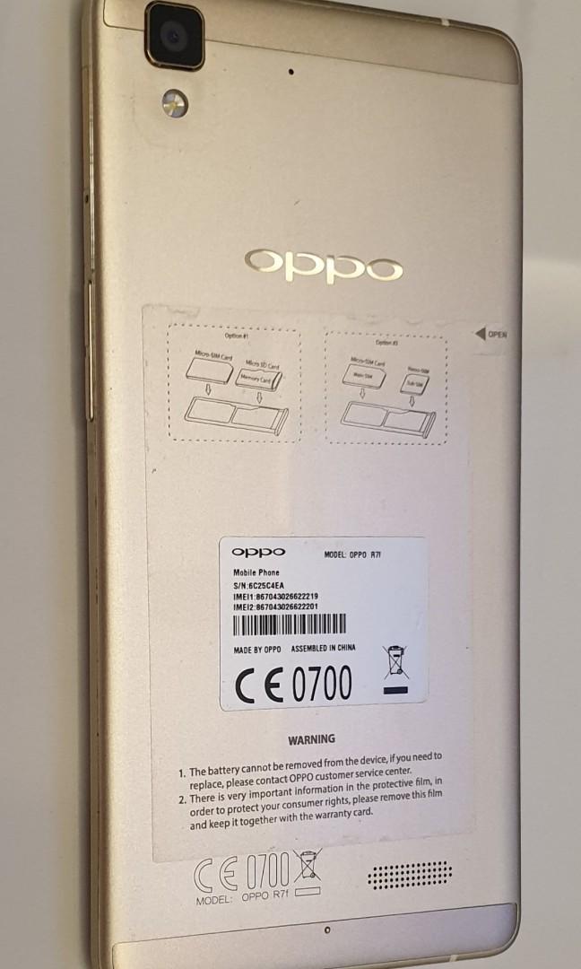 Oppo R71 Mobile Phone Mobile Phones Gadgets Mobile Phones Android Phones Oppo On Carousell