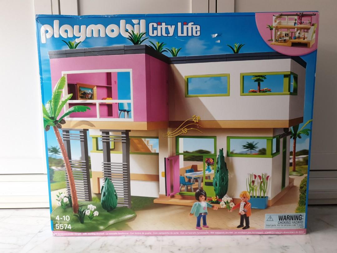 Maison Contemporaine Playmobil 3965 - Avec 3 Extensions - Occasion