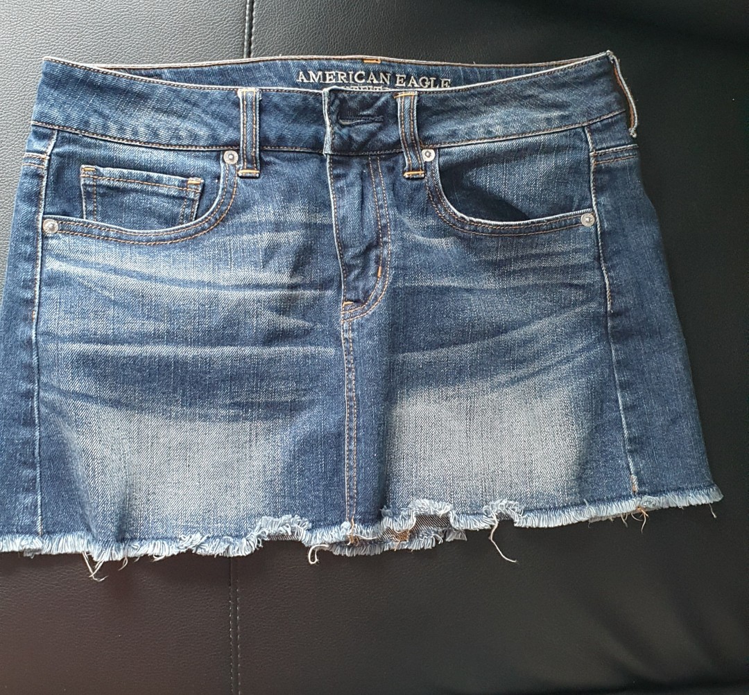 American eagle outfitters denim skirts Clearance