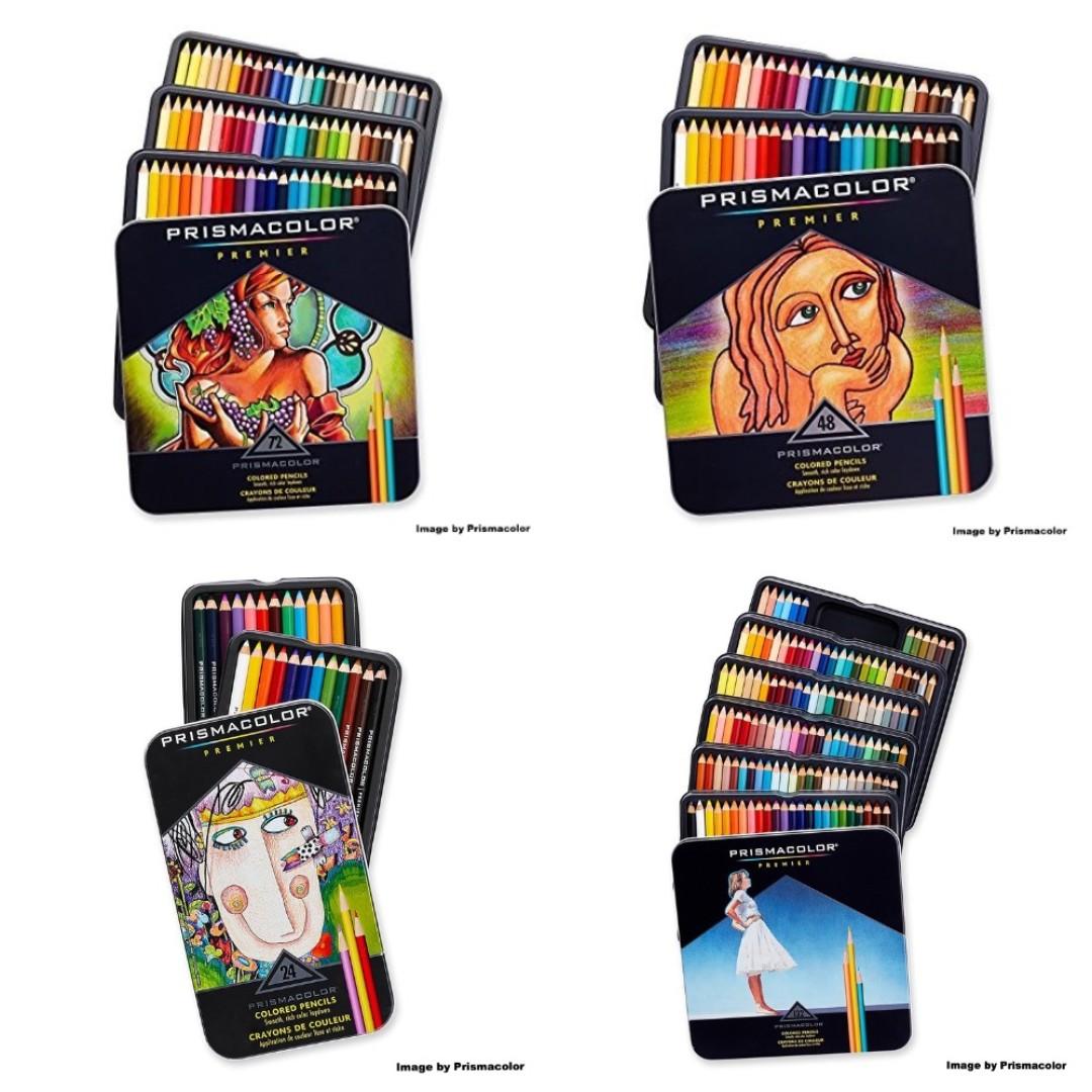 Prismacolor premier colored pencils soft core 48, 72, 132, 150count 顏色