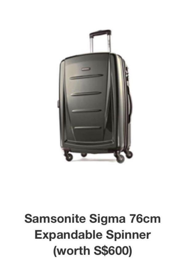 Samsonite sigma luggage shop