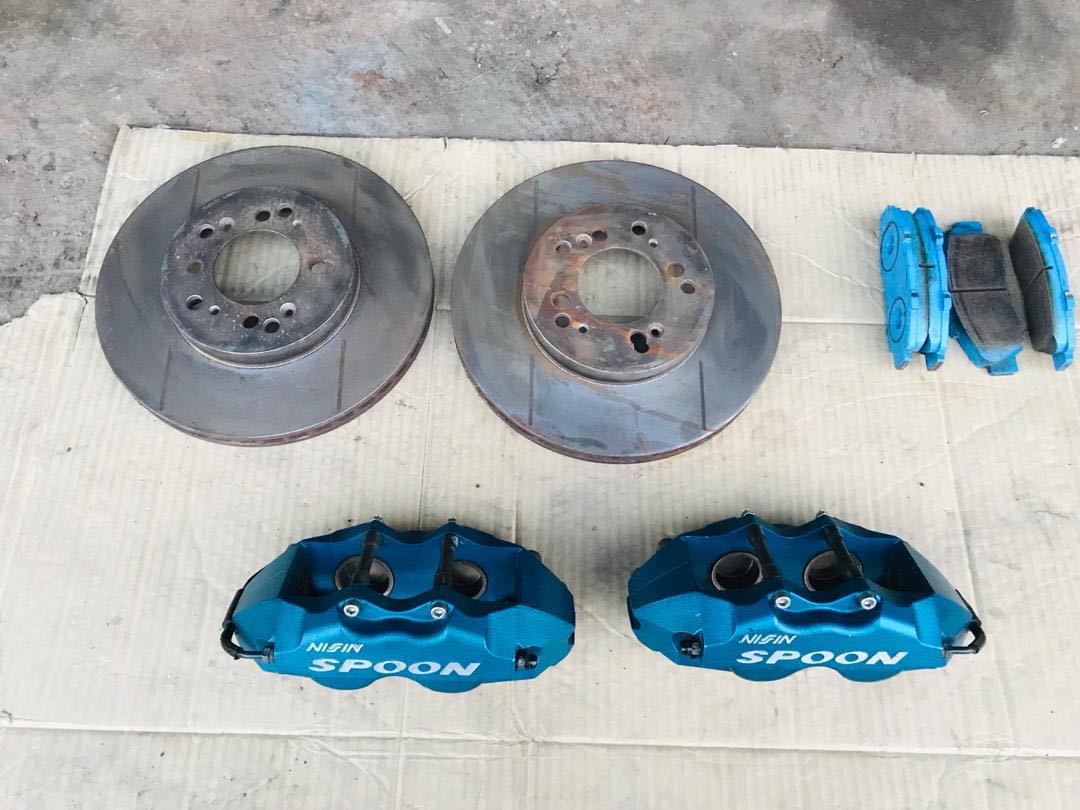 Spoon caliper & rotor original japan, Auto Accessories on Carousell