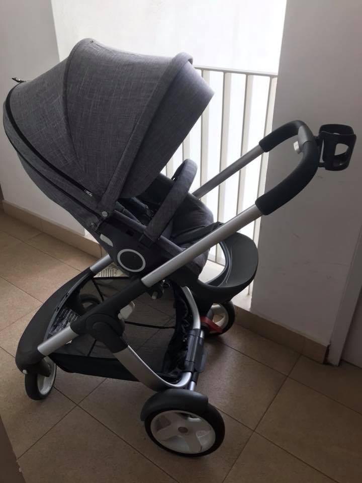 Stokke Crusi Travel System Baby Pram Carrycot and xplory