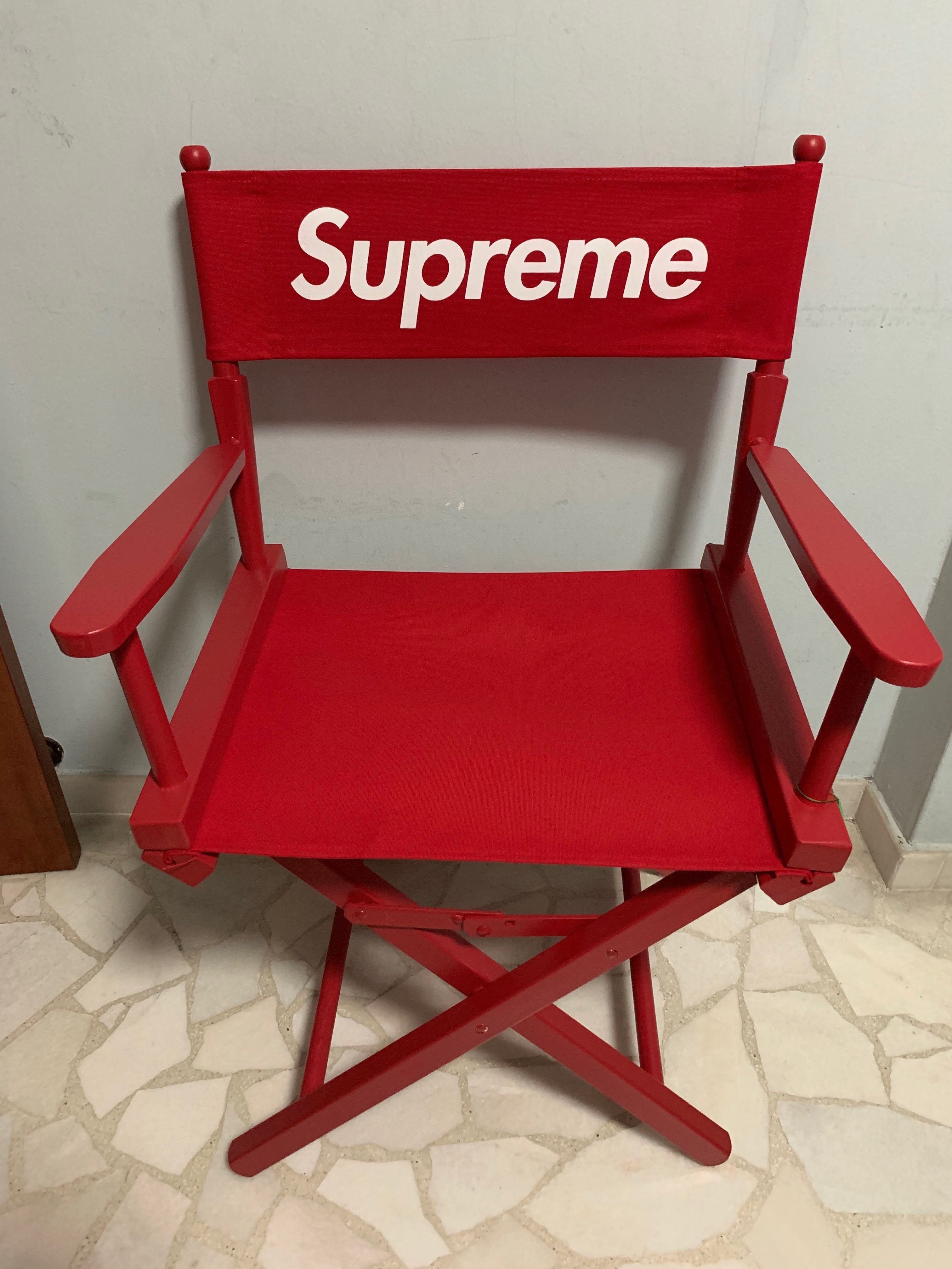 値下げ交渉OK】Supreme Director's Chair Red berkanafarma.com