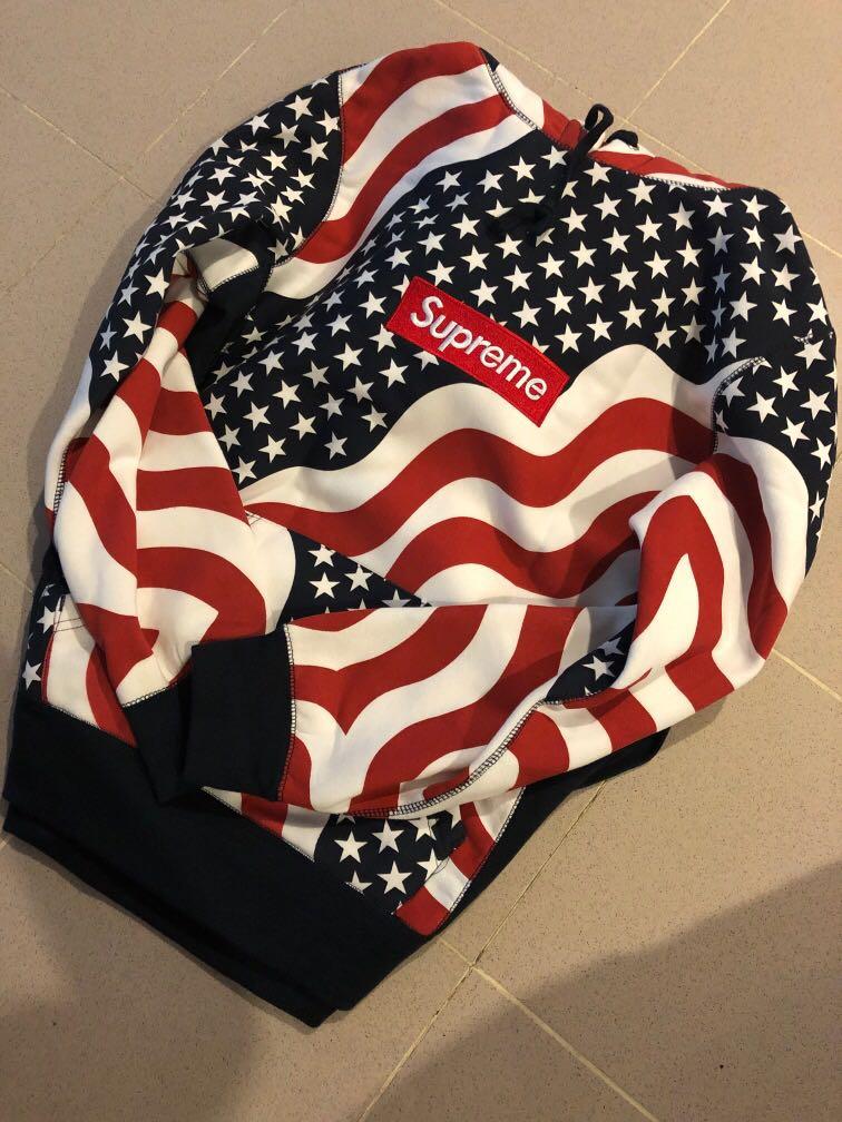Supreme top usa hoodie