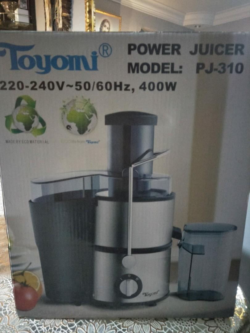 Toyomi power juicer, TV & Home Appliances, Kitchen Appliances, Juicers