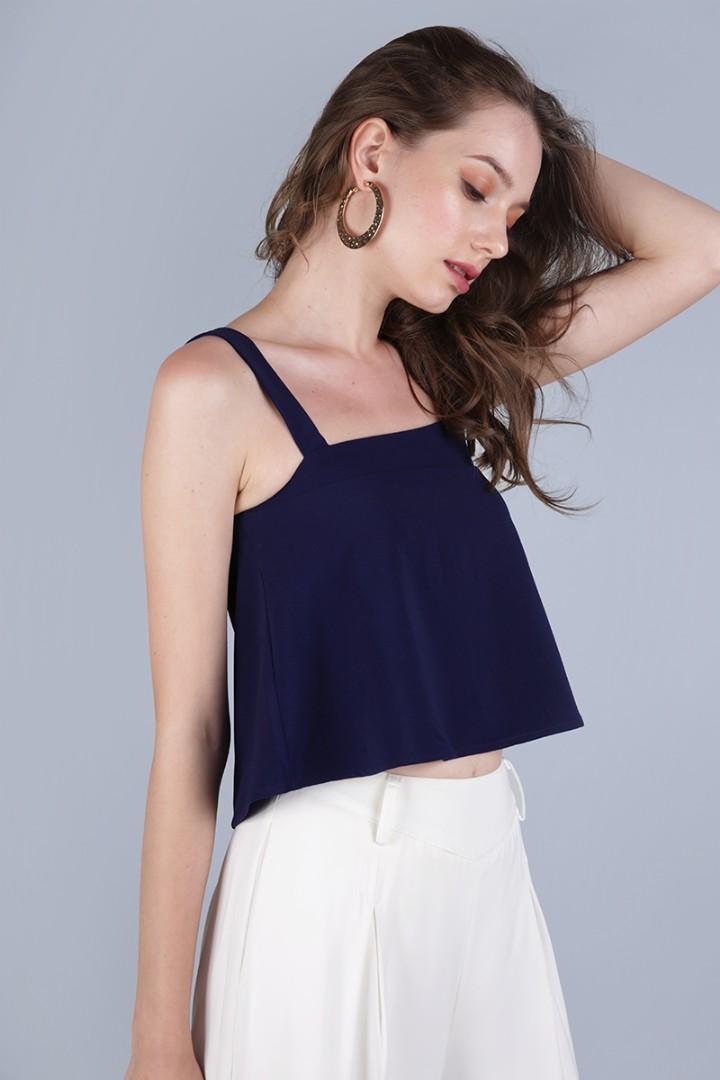 [RTP $29.90] TTR Nixon Top in Navy Blue (Category: Sleeveless) located in Singapore. Submitted by thehiddenattic (Listing ID 233705430, Image 2). Description: BNWOT. Selling as its just a little too tight for me. Free NM for fast deals. Like 5 active listings for $1 off!.