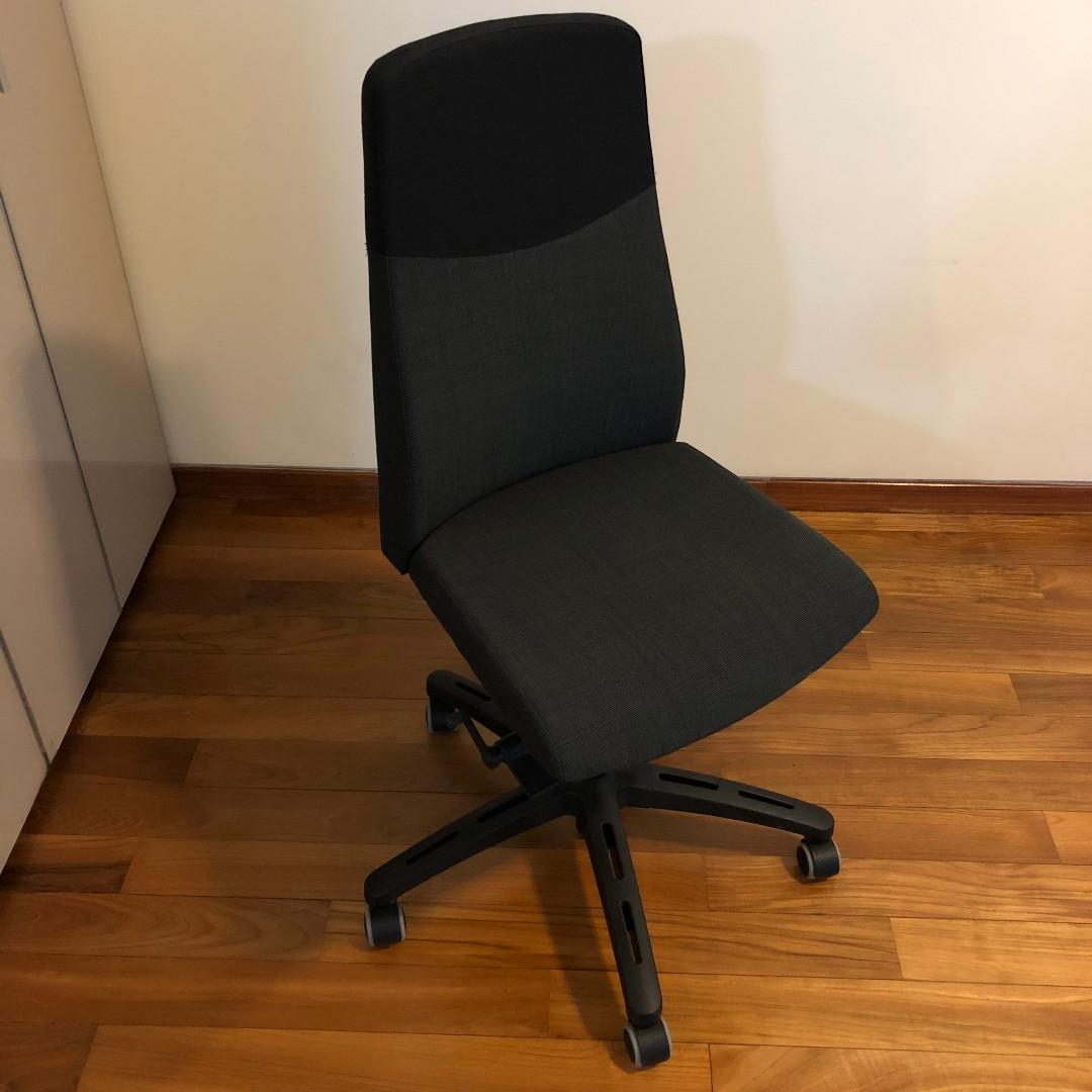 Ikea Volmar Swivel Chair Dark Grey Furniture Tables Chairs On Carousell
