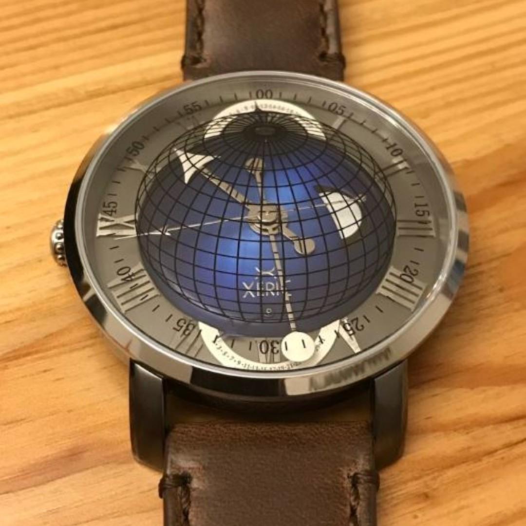 Xeric ATLASPHERE Automatic GMT BLUE Limited Edition watch, Men's