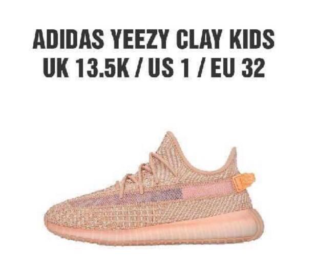 Yeezy 350 hotsell clay kids
