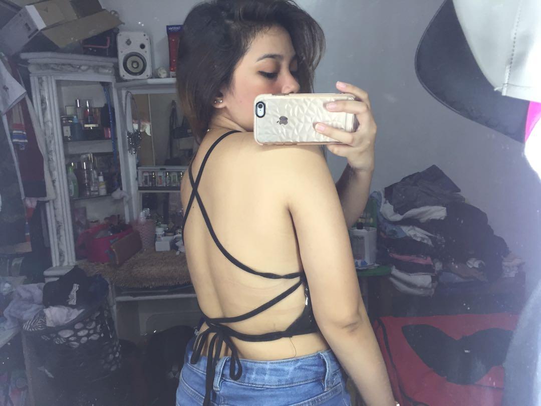 Zaful crisscrossed back top (Category: Sleeveless) located in Las Pinas. Submitted by _audi (Listing ID 233587221, Image 3). Description: never been used .