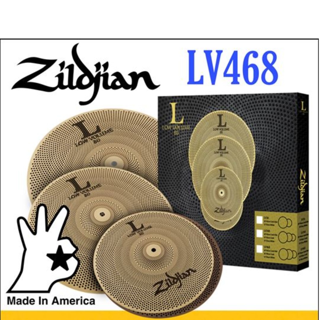 L80 Low Volume Cymbal Set ジルジャン 消音シンバル L80 Low Volume