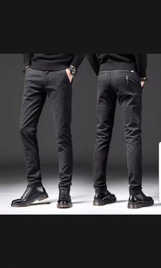 CEO Men's Formal Pant Office Pants Stretchable Elastic Straight