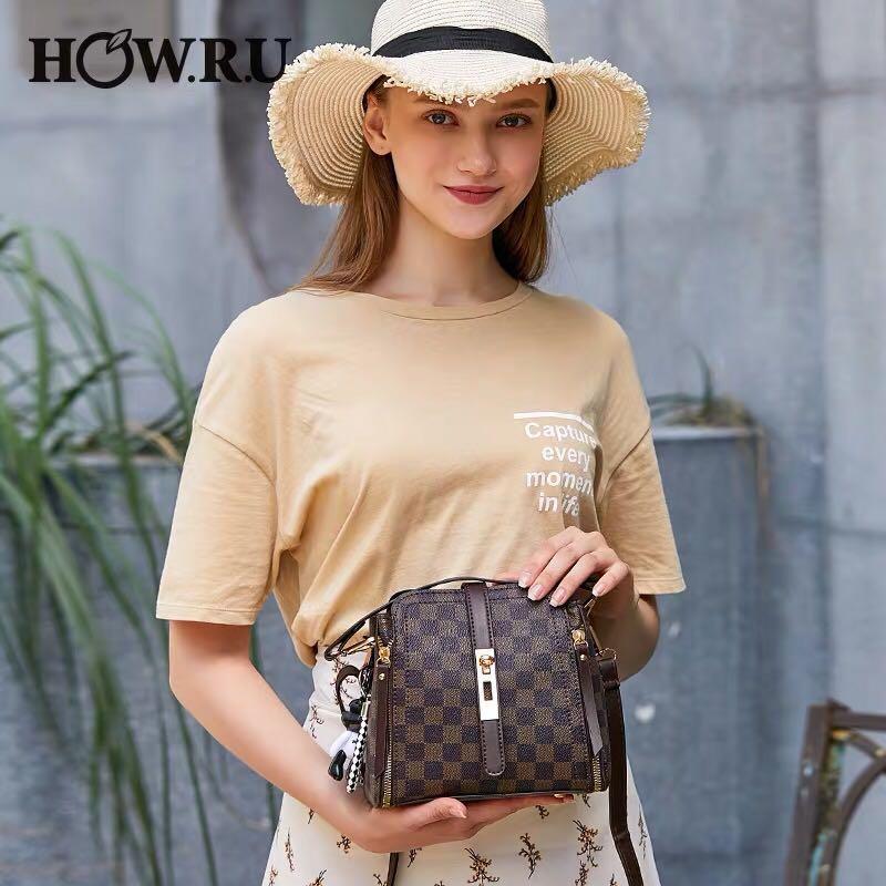 TOP PICKS Elegant Bag 2019 Summer Checkered sling bag Korean k wave Women Bag